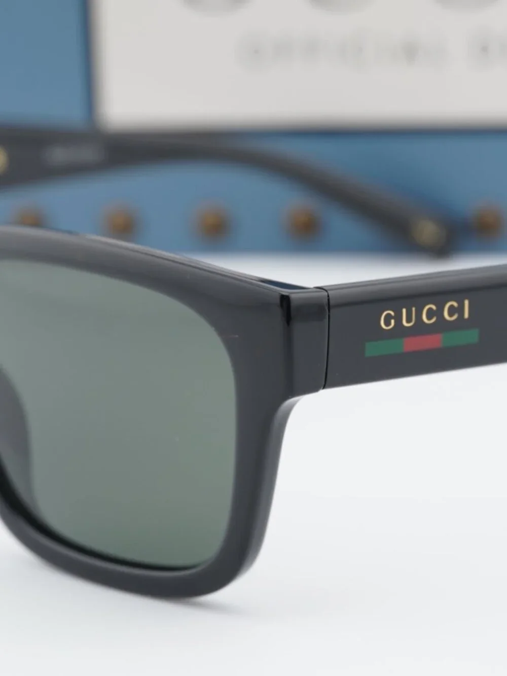 Gucci GG1857S 001 Square Sunglasses - Black\Grey